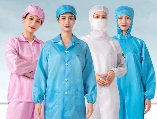 전자적 워크샵을 위한 ESD 실험실 재킷 반대 정전기 바지 폴리 에스트레르 섬유