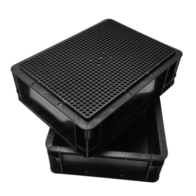 Lid ESD 운송 박스로 대전 방지적인 200G ESD 안전한 플라스틱 박스