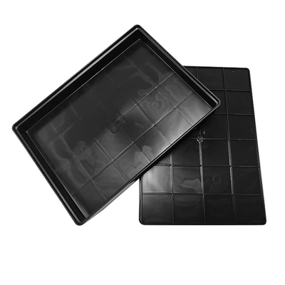 SMT 랙 ESD 안전한 플라스틱 박스는 향기가 없는 트레이 PCB ESD 성분 박스를 사각처리합니다
