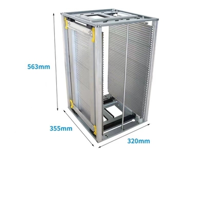 스크루 조정할 수 있는 ESD 메가진 랙을 로딩하는 자동 SMT 메가진 랙